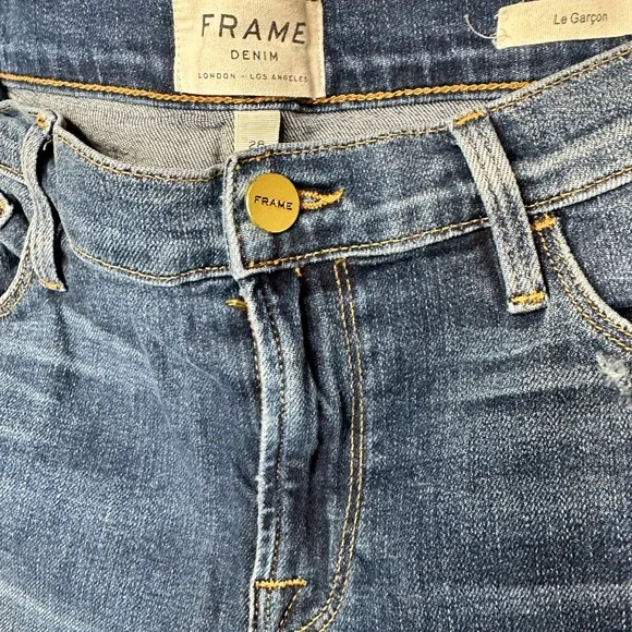 Frame Le Garcon Jeans in Azure